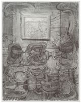 Untitled by Adrian Ghenie contemporary artwork drawing works on paper