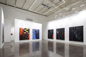 Contemporary art exhibition Nabil Nahas TETHYS at Lawrie Shabibi Dubai United Arab Emirates