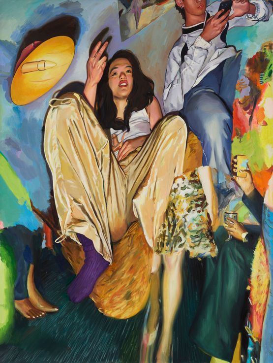 Moment1 by Ding Hongdan contemporary artwork Painting