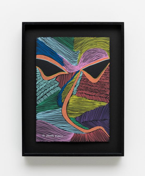 Untitled by Jaider Esbell contemporary artwork Painting