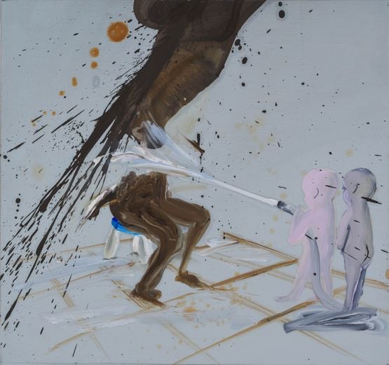 Hose Down by Tala Madani contemporary artwork Painting