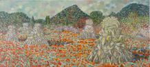 Sketch in Guishan Valley of Buds in Autumn To Nelson Mandela by Mao Xuhui contemporary artwork Painting