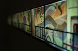 Towards the World by Xin Yunpeng contemporary artwork moving image sculpture