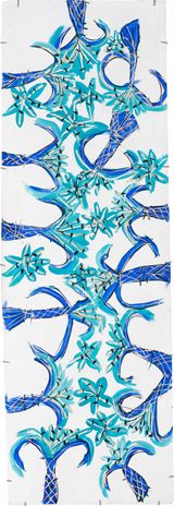 Lillies by Dhambit Mununggurr contemporary artwork painting