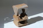 The staircase paused and asked me where I was going 1 by Asma Belhamar contemporary artwork Sculpture