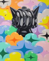 Underneath Black by Parinya Sirisinsuk Benzilla contemporary artwork painting