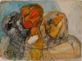 Untitled by Reba Hore contemporary artwork drawing painting works on paper