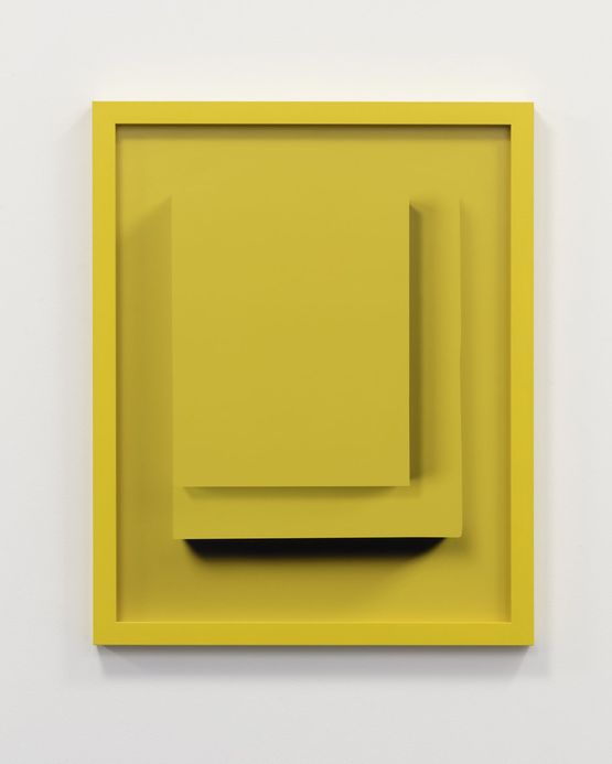 Cascading Yellow by Shaun Waugh contemporary artwork Painting