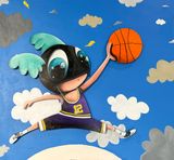 AIR Tribute to Michael Jordan by Edgar Plans contemporary artwork mixed media