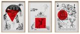 Studies for Faustian Bargain by Iz Oztat contemporary artwork print