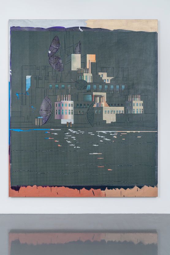 SIS Building by Cui Jie contemporary artwork Painting