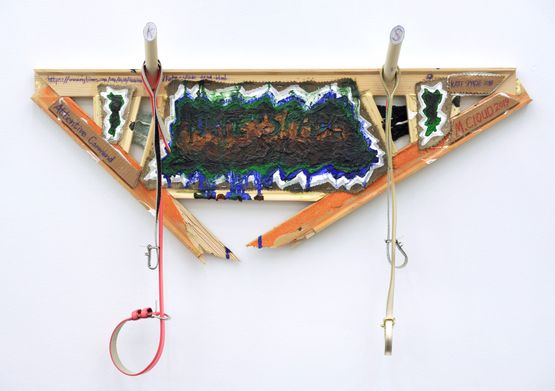 Spade 2018 by Mike Cloud contemporary artwork Mixed Media