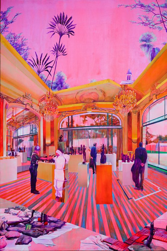 The Mooi Enchantment after Sekarmadji by Zico Albaiquni contemporary artwork Painting