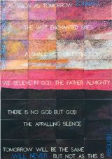 As soon as tomorrow by Imants Tillers contemporary artwork painting
