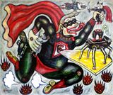 Super Trump-Land by Heri Dono contemporary artwork painting