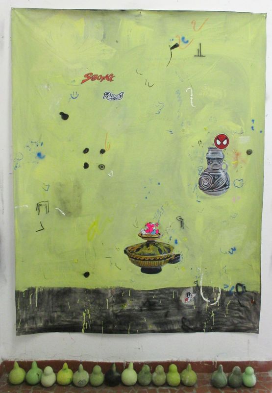 Baiacu by Paulo Nimer Pjota contemporary artwork Mixed Media