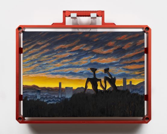 PM04 The Burning by Alejandro Cardenas contemporary artwork Painting