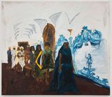 Alumia o teu povo em procissao Igreja e Convento de Sao Francisco Salvador by Elian Almeida contemporary artwork painting