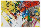 Coiling Out of A Single Plan II--Painting 1--The Heart Has Wings by Bi Rongrong contemporary artwork drawing painting works on paper