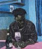 A Moment Away II by James Mishio contemporary artwork Painting