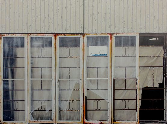 A View I Cant Recall by Pope Bacay contemporary artwork Painting
