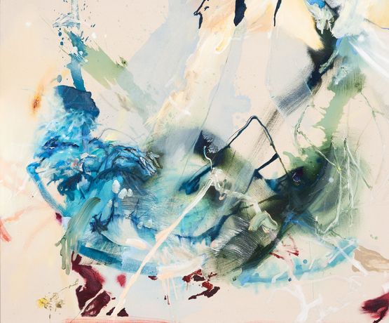 Sea bed by Araminta Blue contemporary artwork Painting