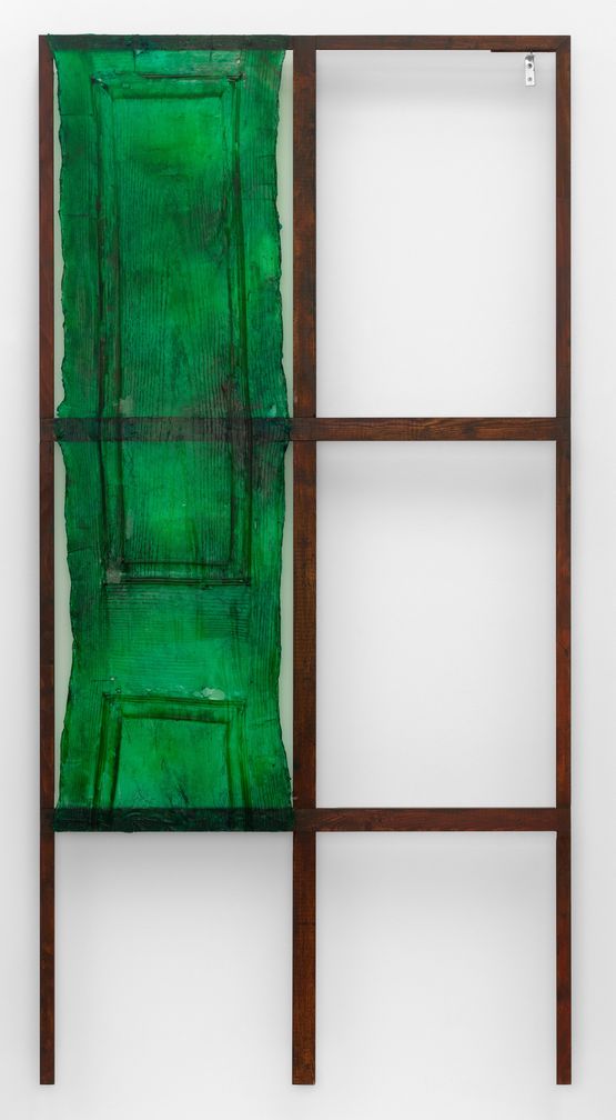 Untitled Nation Green no. 2 by KV Duong contemporary artwork Painting