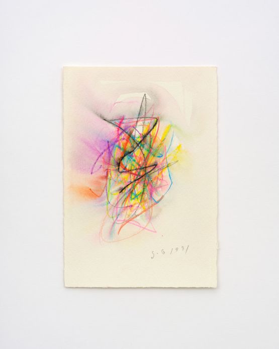 Automatism series Toe Sensation by Sawako Goda contemporary artwork Works on Paper