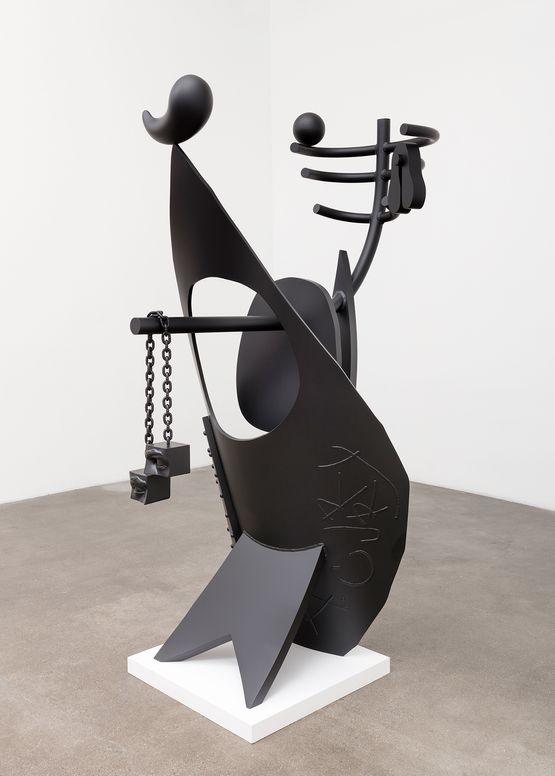 Mr. XYZ by Aaron Curry contemporary artwork Sculpture