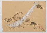 Sketch of Broken Landscape by Liang Shaoji contemporary artwork drawing painting works on paper