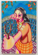 In My Own Backyard by Zoe Blue M. contemporary artwork painting