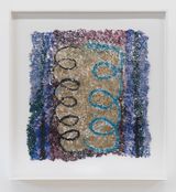 Two Loops One Body by Neha Vedpathak contemporary artwork painting works on paper