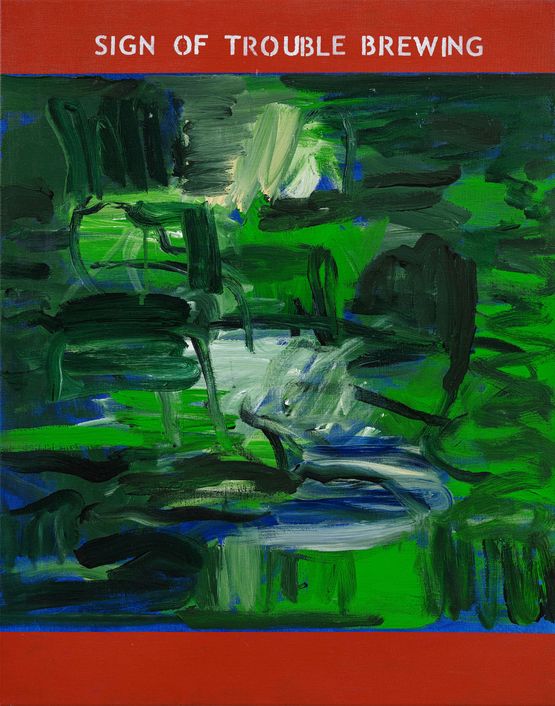 Sign of Trouble Brewing by Sawangwongse Yawnghwe contemporary artwork Painting