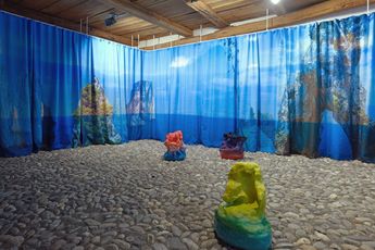 Contemporary art exhibition WiedemannMettler unexpected desire at Ardez