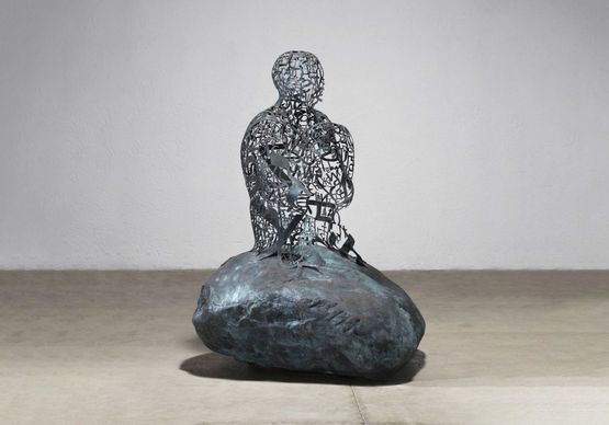 Green Hermit by Jaume Plensa contemporary artwork Sculpture