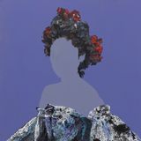 Golshifteh Farahani by Roshanak Aminelahi contemporary artwork painting mixed media