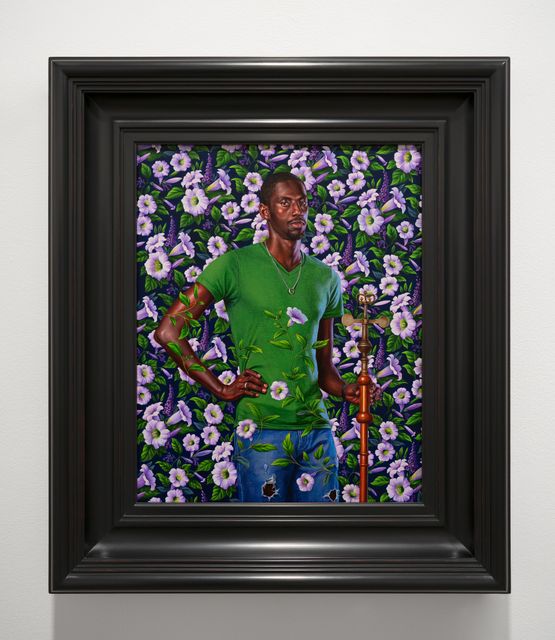 Portrait of El Hadji Malick Gueye by Kehinde Wiley contemporary artwork Painting