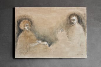 Contemporary art exhibition Group Exhibition Dialogue with the Self-Portrait Ida Barbarigo presents Zoran Music at Axel Vervoordt Gallery Antwerp Belgium