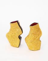 Baby Heel-less Shoes by Noritaka Tatehana contemporary artwork sculpture textile