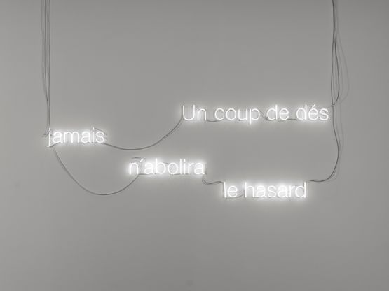 ...apres Stephane Mallarme by Cerith Wyn Evans contemporary artwork Sculpture