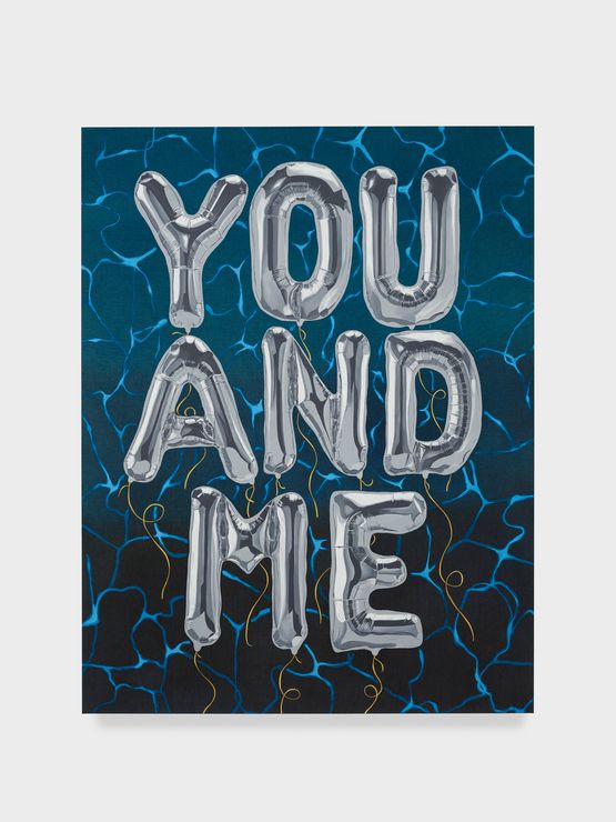 Untitled You and Me by Joel Mesler contemporary artwork Painting