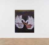 Swans and Pots two by Rosalind Nashashibi contemporary artwork works on paper drawing