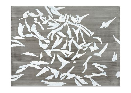 Ba Zasa Grey 1 by Ricardo Mazal contemporary artwork Painting