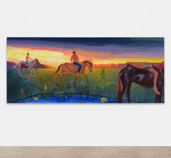 Who Remembers When No One Is Asking La Tierra Amarilla by Caleb Hahne Quintana contemporary artwork Painting