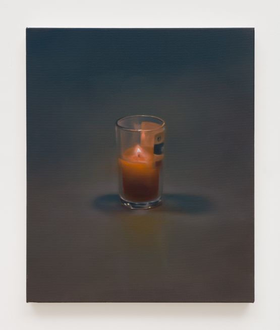 Tall Rambue Yahrzeit Candle 1 by Robert Russell contemporary artwork Painting