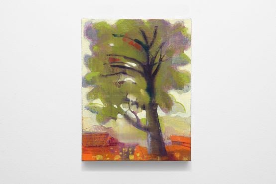 A Tree On The Edge Of Space by Carlo DAnselmi contemporary artwork Painting
