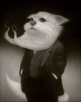 The Affable Mr. Humphries by Travis Louie contemporary artwork painting