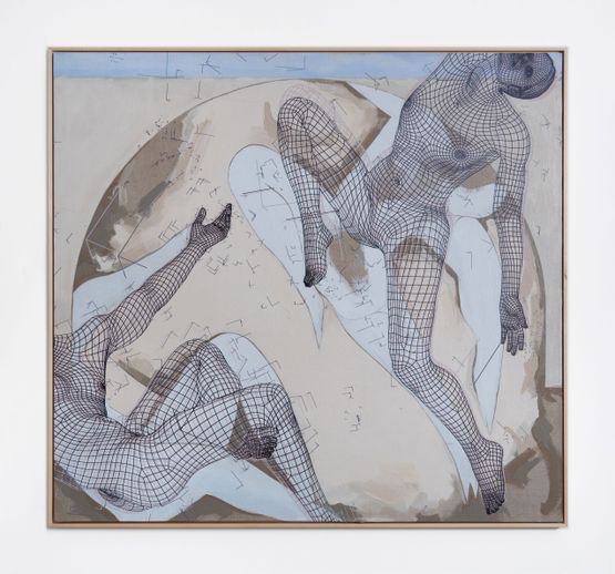 La Danse Inachevee Continued III after Matisse by Matthew Stone contemporary artwork Painting