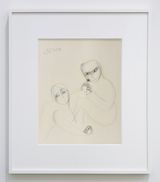 He Can Eat Though my Heart is Breaking by Beatrice Wood contemporary artwork drawing works on paper