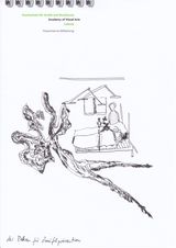 der Dekan fur Zweifelpravention by Peter Piller contemporary artwork drawing works on paper